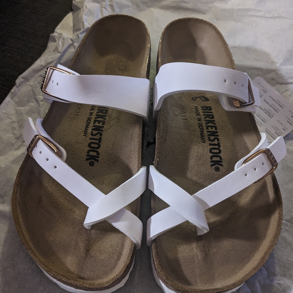Birkenstock White Sandals